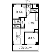 エバーグレース当麻の間取り画像