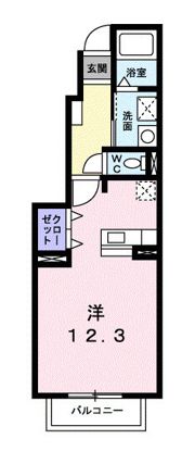 ルージュ Ⅱの間取り画像