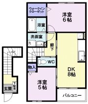 フィオーレ グリーンヒルの間取り画像