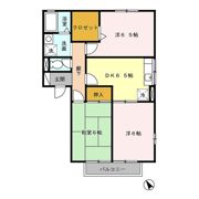 ビューハイツ ABの間取り画像