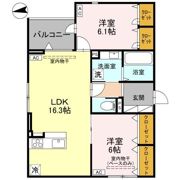 COEUR八日市の間取り画像
