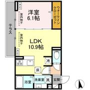 トリシア東口の間取り画像