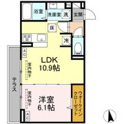 トリシア東口の間取り画像