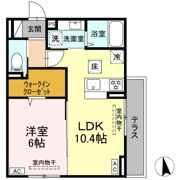 トリシア東口の間取り画像