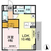 トリシア東口の間取り画像