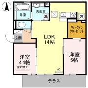 エスポワール ミヤマの間取り画像