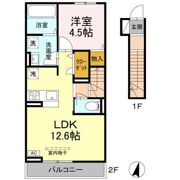 コンフォート E棟の間取り画像