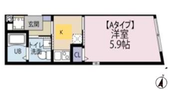 EXIA府中の間取り画像