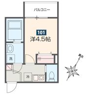 MELDIA小川の間取り画像