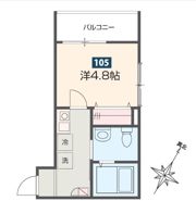 MELDIA小川の間取り画像