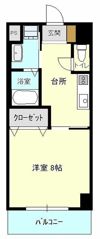 フルリール松浦Ⅱの間取り画像