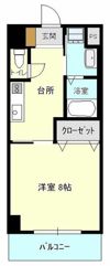 フルリール松浦Ⅱの間取り画像