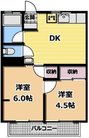 三晴マンションの間取り画像