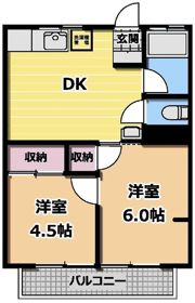 三晴マンションの間取り画像