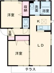 PARADORES（パラドール）B棟の間取り画像