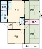 ハイツ南条の間取り画像