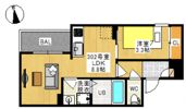 REGALEST 十日市Ⅱの間取り画像