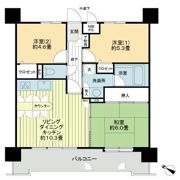 ライオンズシティ榴ケ岡公園の間取り画像