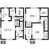 リュミエールA棟の間取り画像
