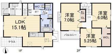 北外山1257－2KODATEXⅣAの間取り画像