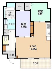 ラキャッスル小田井の間取り画像