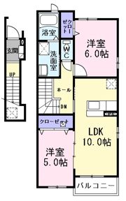 エルエール22の間取り画像