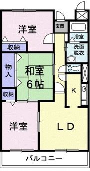キャッスルタルイ弐番館の間取り画像