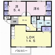 ニューエルディム裕Ⅱの間取り画像