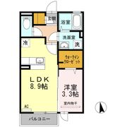 Sainte Devote(ｻﾝ・ﾃﾞﾎﾞｰﾃ)の間取り画像
