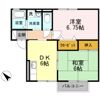 ブリスベントⅡの間取り画像