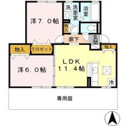 シャルマン ヴィラージュAB棟 A棟の間取り画像