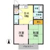 コーポ水ヶ江 Ⅴ棟の間取り画像
