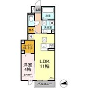 ラルジュガーデン西寺の間取り画像