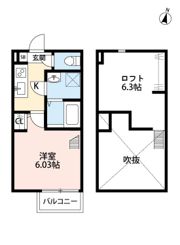 Oikos 八潮（オイコス ヤシオ）の間取り画像