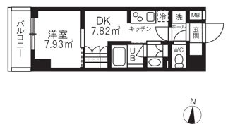 グランパセオ清澄白河Ⅱの間取り画像