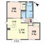 アムールコートⅡAの間取り画像