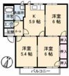 プレジオ泉田の間取り画像