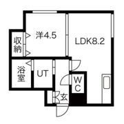ヴェルデコリーナ発寒南の間取り画像