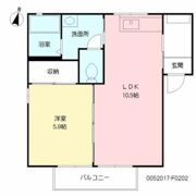 美し浜 F棟の間取り画像