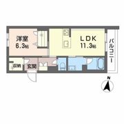 シャーメゾン壺川の間取り画像