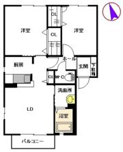 グランシャリオ A棟の間取り画像