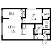 precious Kotoni(プレシャスコトニ) ※確保済み近隣月極駐車場あり(普通車1台(申込有)・軽専用1台)の間取り画像