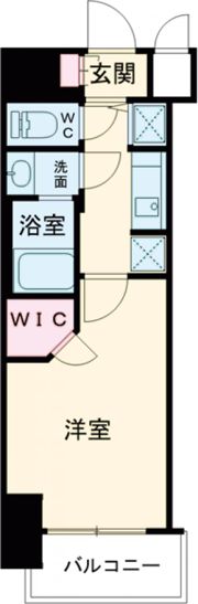 S-RESIDENCE浅間町駅前axial(アクシャル)キャンペーン中の間取り画像
