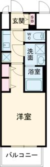S-RESIDENCE浅間町駅前axial(アクシャル) フリーレント・家具家電キャンペーン実施中!の間取り画像