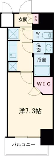 S-RESIDENCE浅間町駅前axial(アクシャル)キャンペーン中の間取り画像