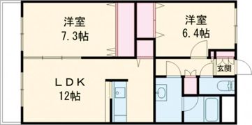 サンモール網川原の間取り画像