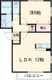 ライフ青山の間取り画像
