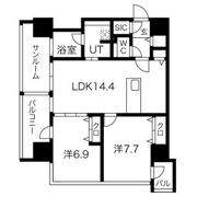 さくらHills NISHIKI Platinum Residenceの間取り画像