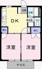 ブルーシティAの間取り画像