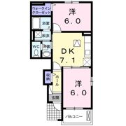 KanonⅡの間取り画像
